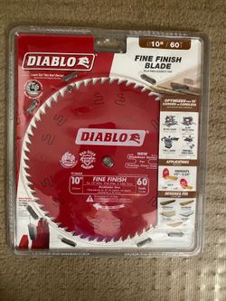 DIABLO 10in. × 60-Tooth Fine Finish Saw Blade for Wood