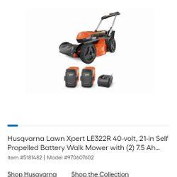 $599 Only!!! Your Lawn Deserves Better — 🔥 Power + Performance! Get the Husqvarna 40V! Pick Up Today!
