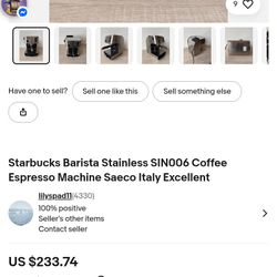 Starbucks barista Expresso Machine