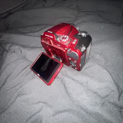 Red Nikon Camera 