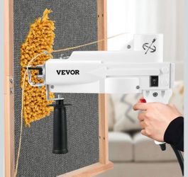 VEVOR Tufting Gun, Cut Pile Electric Carpet Weaving Flocking Machine, Rug Machines Starter Kit, 7-27 Stitches/sec High Speed Rug Making Tools, 4-25 mm