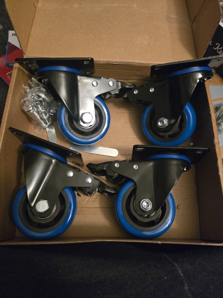 Brand New Heavy Duty 3 Inch Caster Wheels