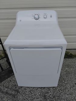 Nice White GE Electric Dryer OEM Factory Plus Electric Cord Super Clean Like New.