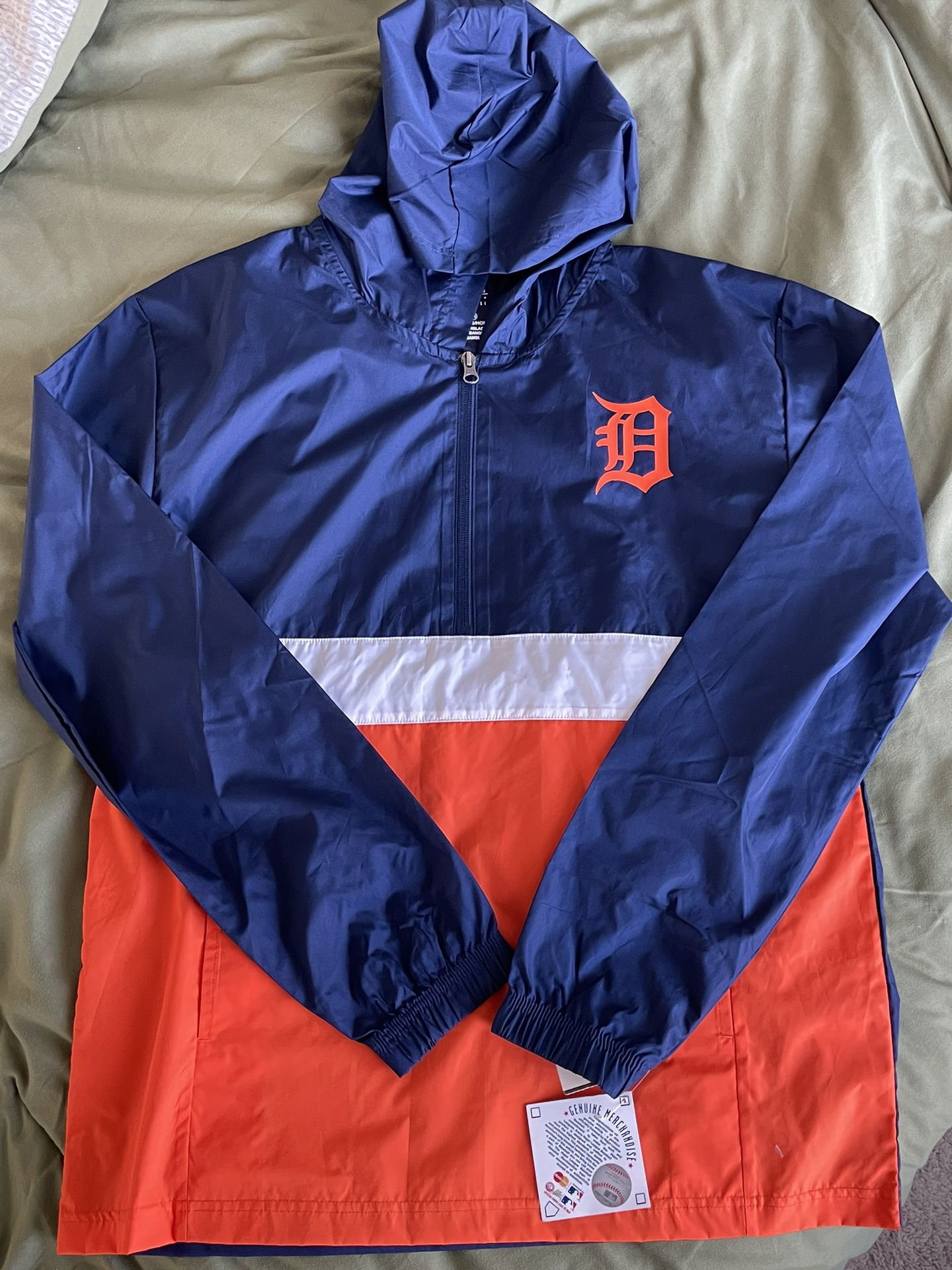 New MLB Detroit Tigers Pullover Hoodie 