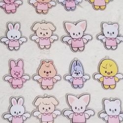 Stray Kids/Skzoo New Non Official Skzoo Acrylic Keychain Charms-16 pcs