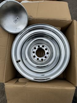 Baby Moon 15X8 Chrome Dual 5 Bolt Lug patterns
