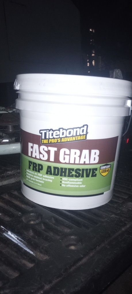 4054 TITEBOND FAST GRAB FRP ADHESIVE 4 GAL. BUCKET