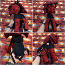 My Little Pony Custom Spider-Man Black & Red Spider Plush