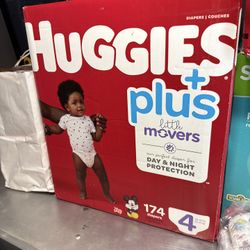 Huggies Plus Diapers Size 4