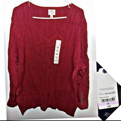 New Woman’s Sweater Sz 3x Plus Sz