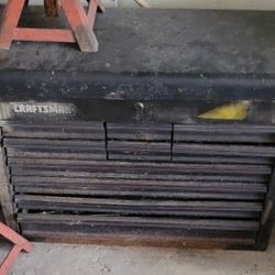 Craftsman Toolbox / Tool Box Top Chest / USA Made / Vintage