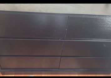 6 black drawer