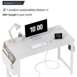 39 In White Computer Desk 