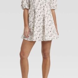 Universal Thread Bell Sleeve Mini Floral Dress w/ Pockets
