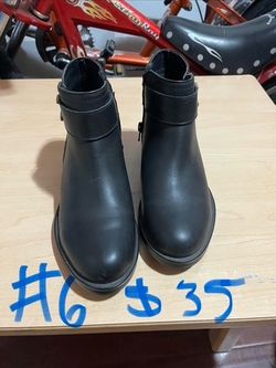 Black Ankle Boots Size 6