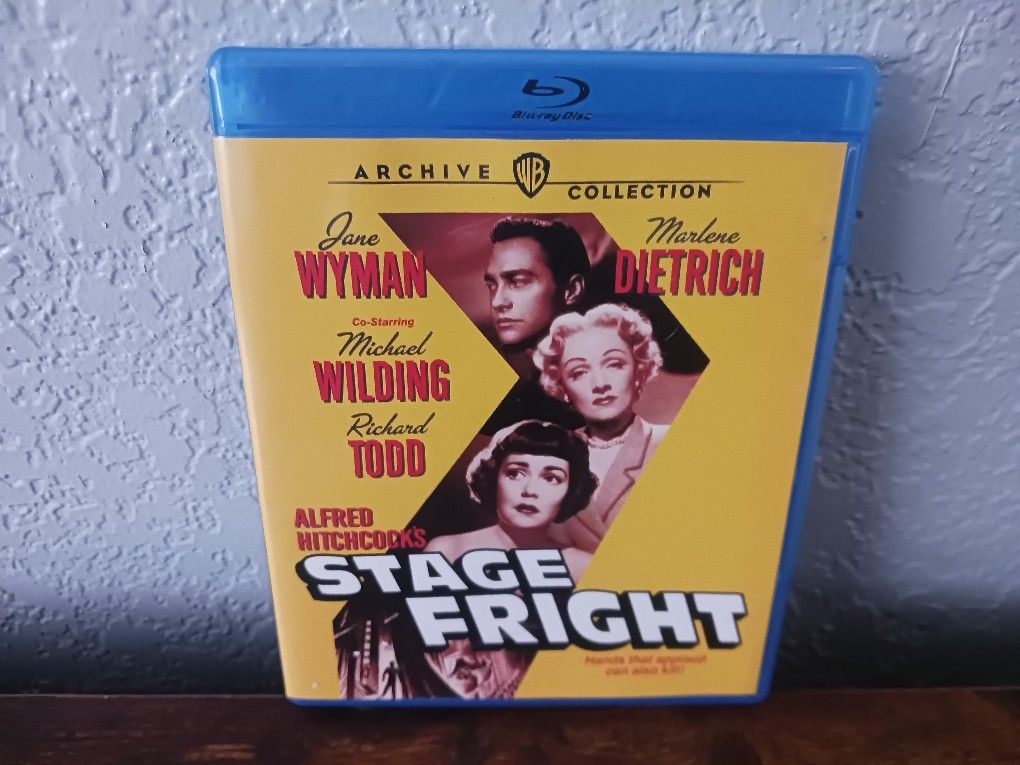 Stage Fright Jame Wyman 1950 (Blu-ray, 2022) ●Widescreen ●Archive Collection