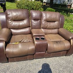 Leather Sofa
