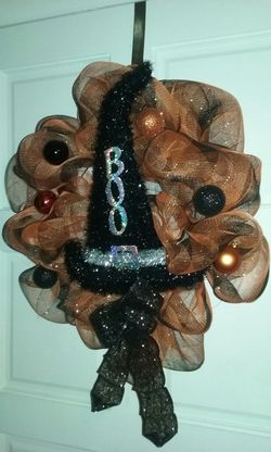 Hand made Halloween Wreath