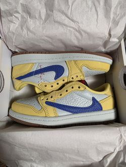Jordan 1 Low x Travis "Canary" - Sz 11c (PS)