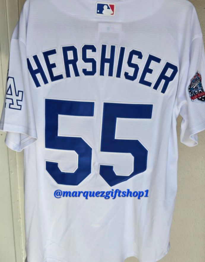 Football Jersey Orel Hershiser Dodgers Jersey Orel Hershiser