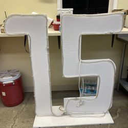 Quinceañera Sign (light Up) 