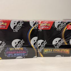 Pokemon Mega Evolution And Phantasmal Flames Booster Box