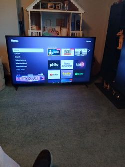 LG 55 in tv  Roku device and remote included.  Plays great.