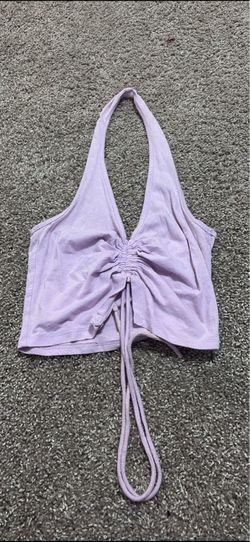 Cropped shirt  with string to tighten size small