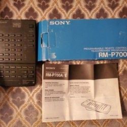 Sony RM-P700E Programmable Remote 