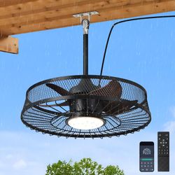 Outdoor Ceiling Fans with Light,