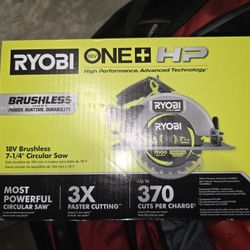 The Ryobi ONE+ HP 18V Brushless 7-1/4" Circular Saw (Tool Only)