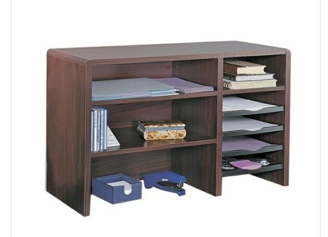 multi-shelf desk top organizer