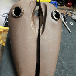 Vintage Harley Davidson Fuel/oil Tank