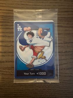 2026 Dodgers One Piece Luffy Promo