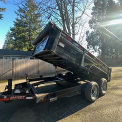 2018 Maxxd 7 x 14 14k Dump Trailer 
