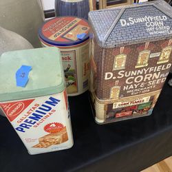 Old Tins Rum Jugs Antiques Vintage 