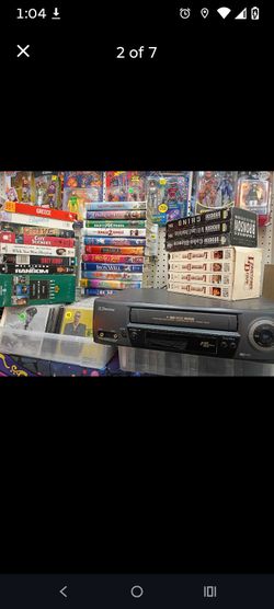 Emerson VCR and VHS Bundle