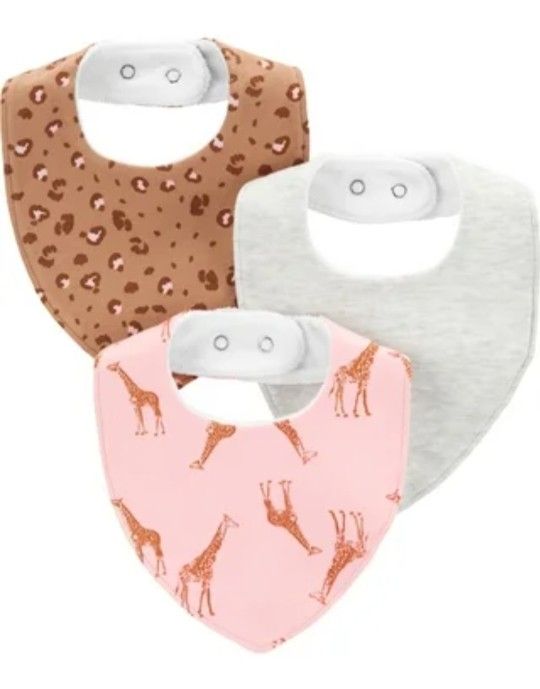  Carter's Child of Mine Baby 3 pack Bibs