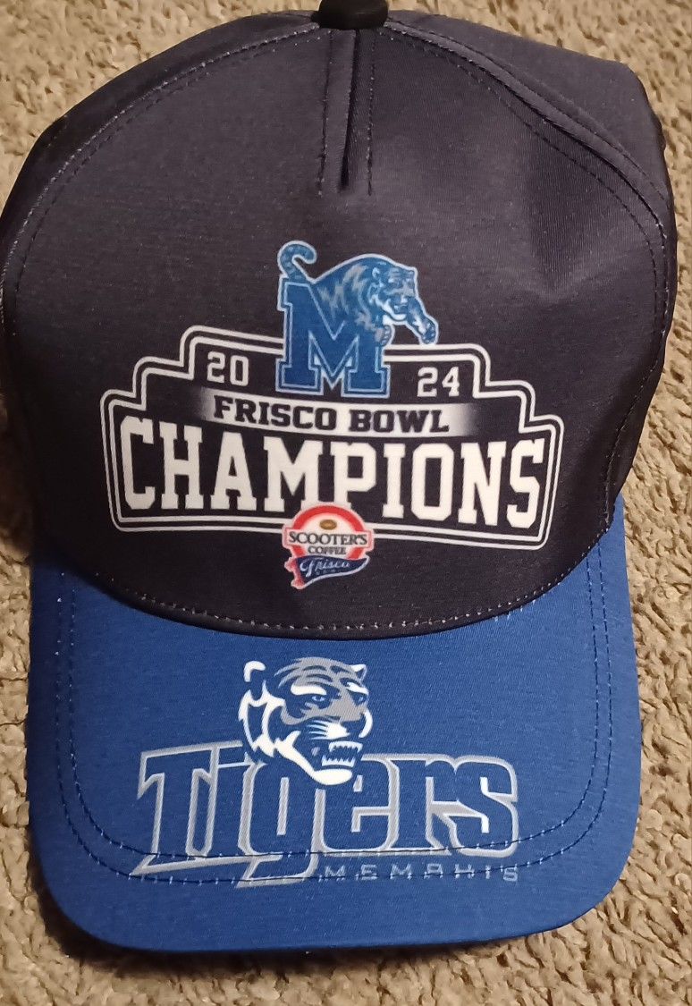 Memphis Tigers Champion Hat 2024 Frisco Bowl Football