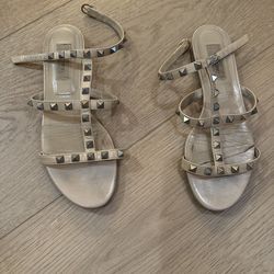 Valentino Garavani Rockstud caged flat sandals