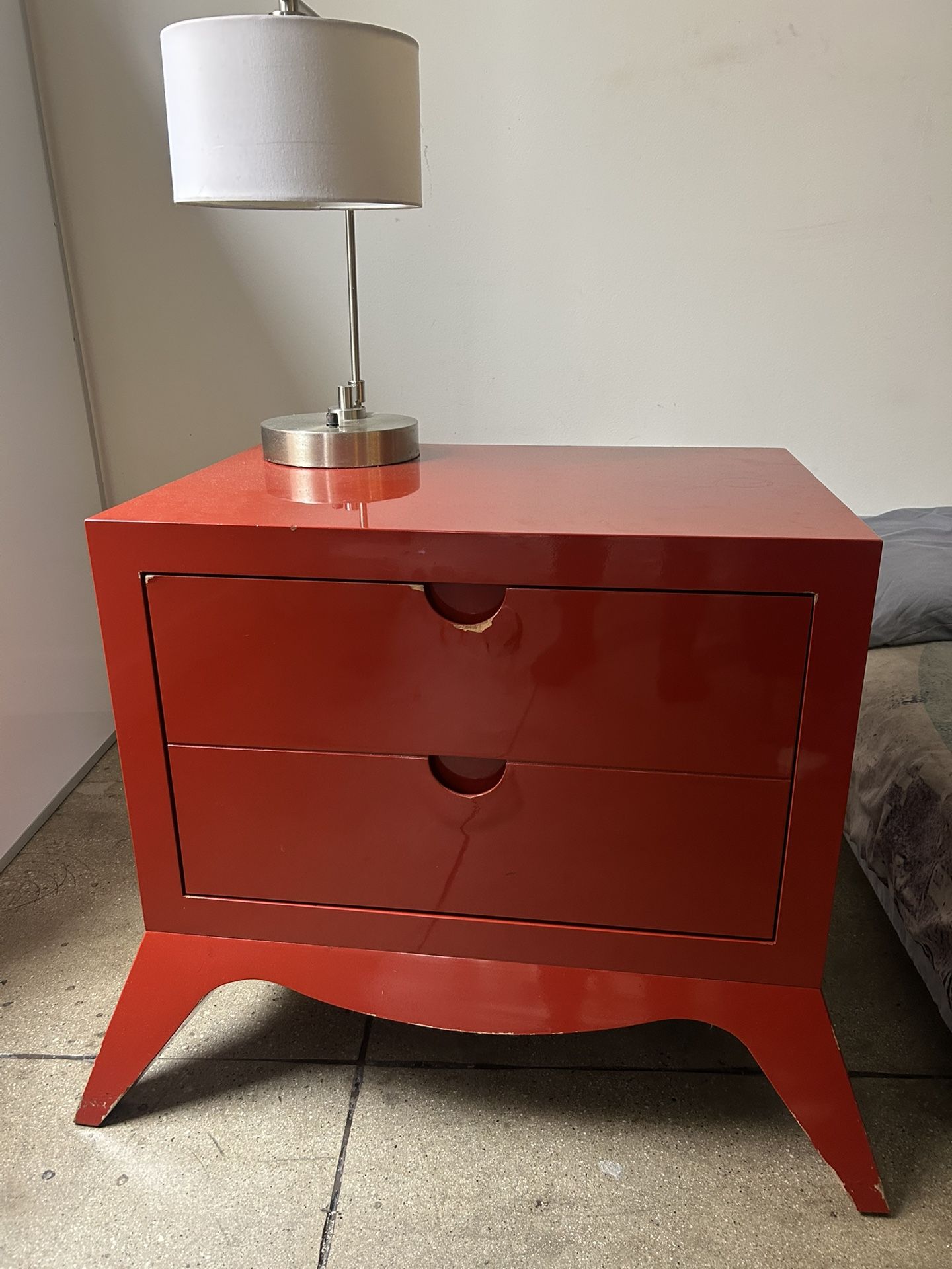 FREE Oversized Nightstand W/ Lamp