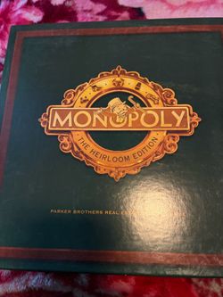 Monopoly the heirloom edition 100.00 obo