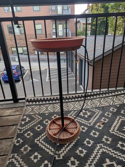 Heated Bird bath