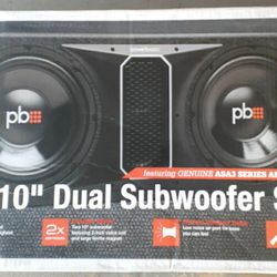 NEW! 10 Inch Subwoofer & Amp Combo System