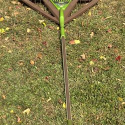AMES PLASTIC LARGE RAKE WITH SMALL ATTACHMENT 