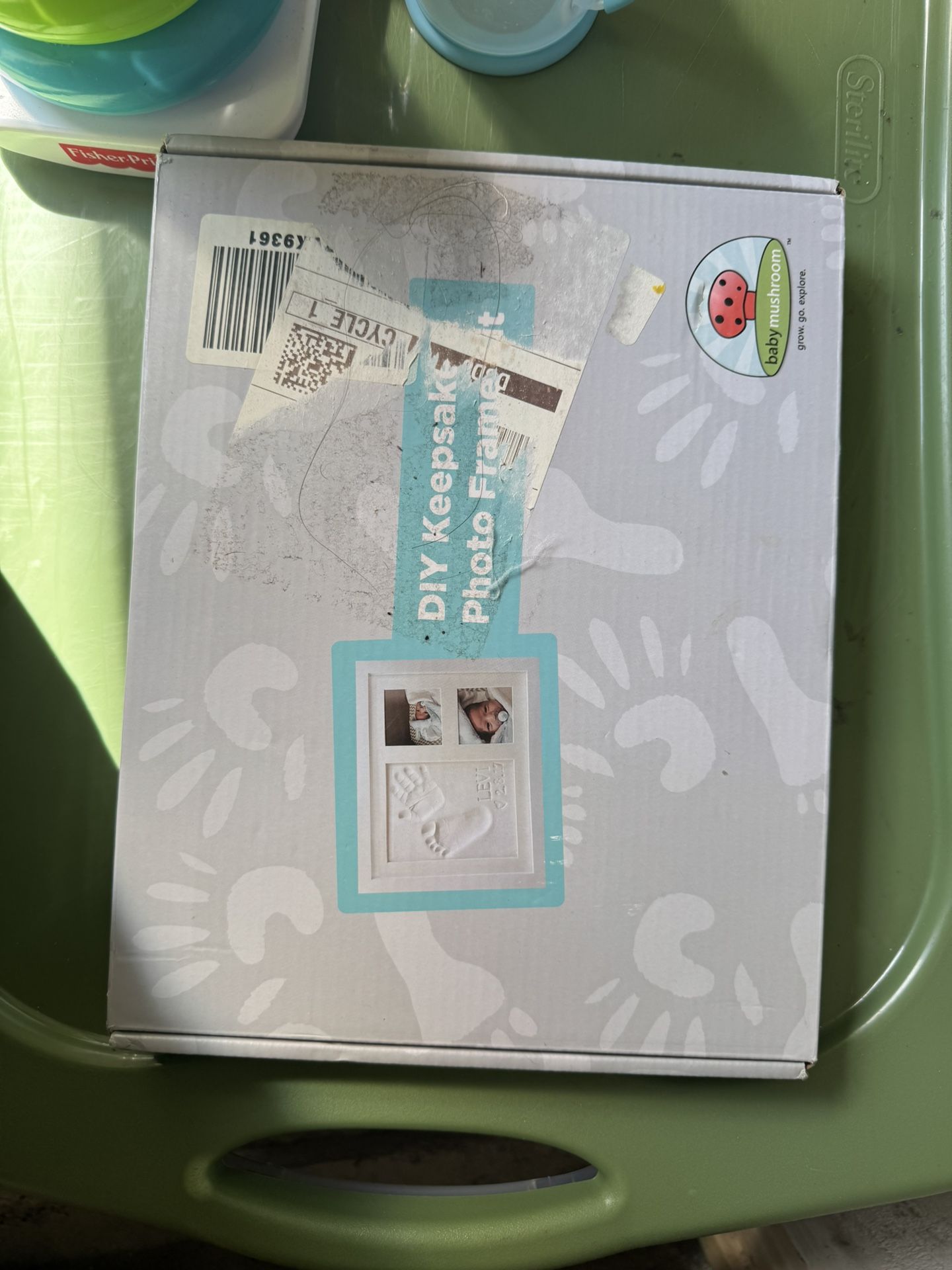 Baby Feet And Hand Clay Keepsake 