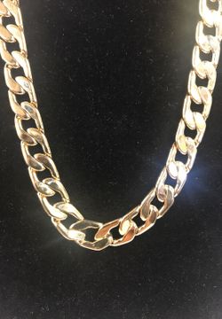 24KT Gold Bonded Chain with Lifetime Replacement Guarantee (IT WILL NOT CHANGE COLOR)