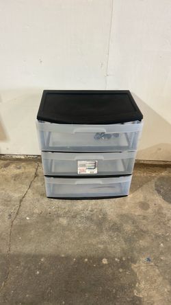 Sterilite 3-Drawer Plastic Storage Tower