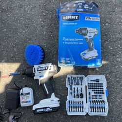 Hart 20v Impact Driver Kit 