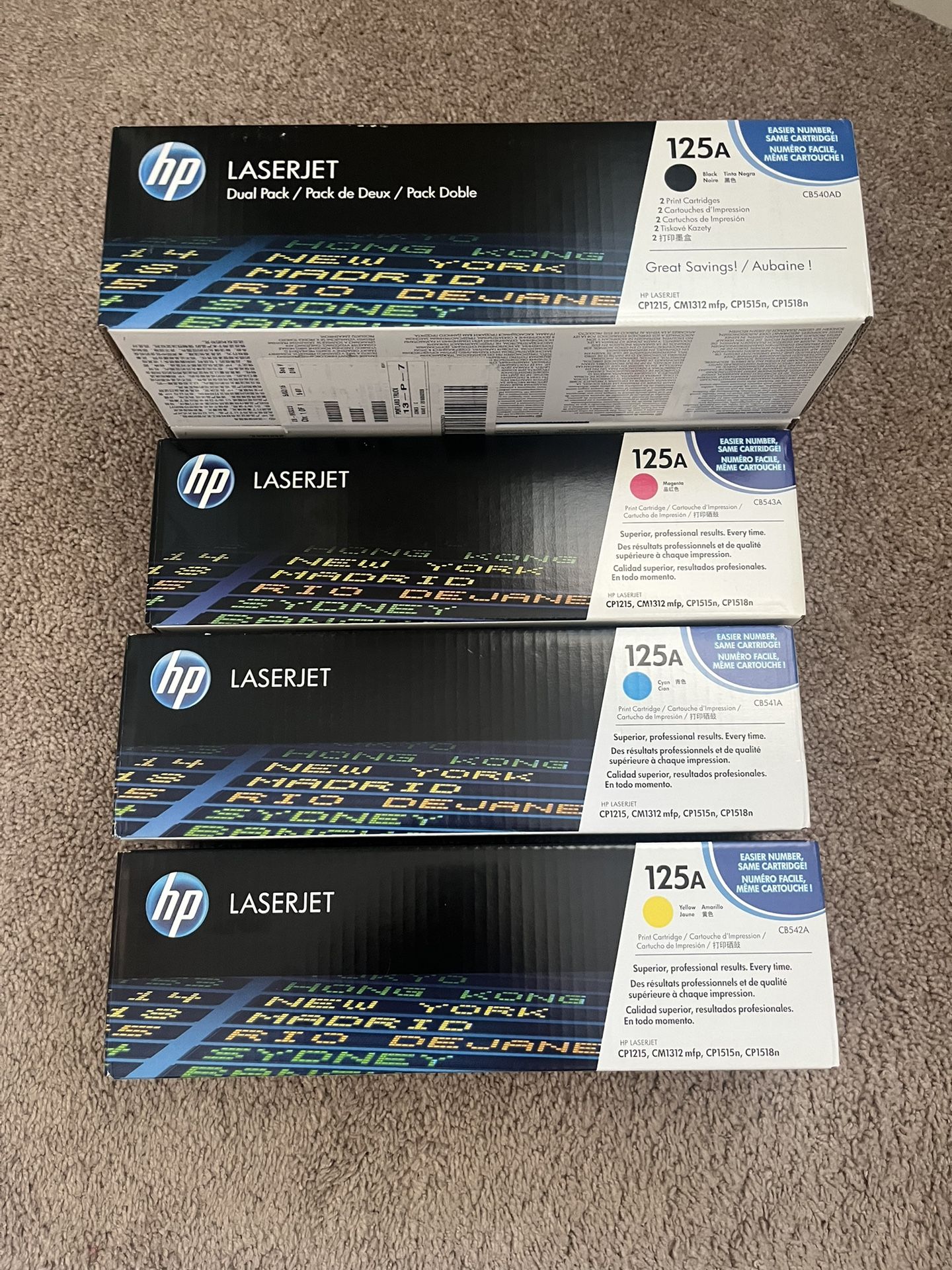 HP 125a Laser Toner, New In Box